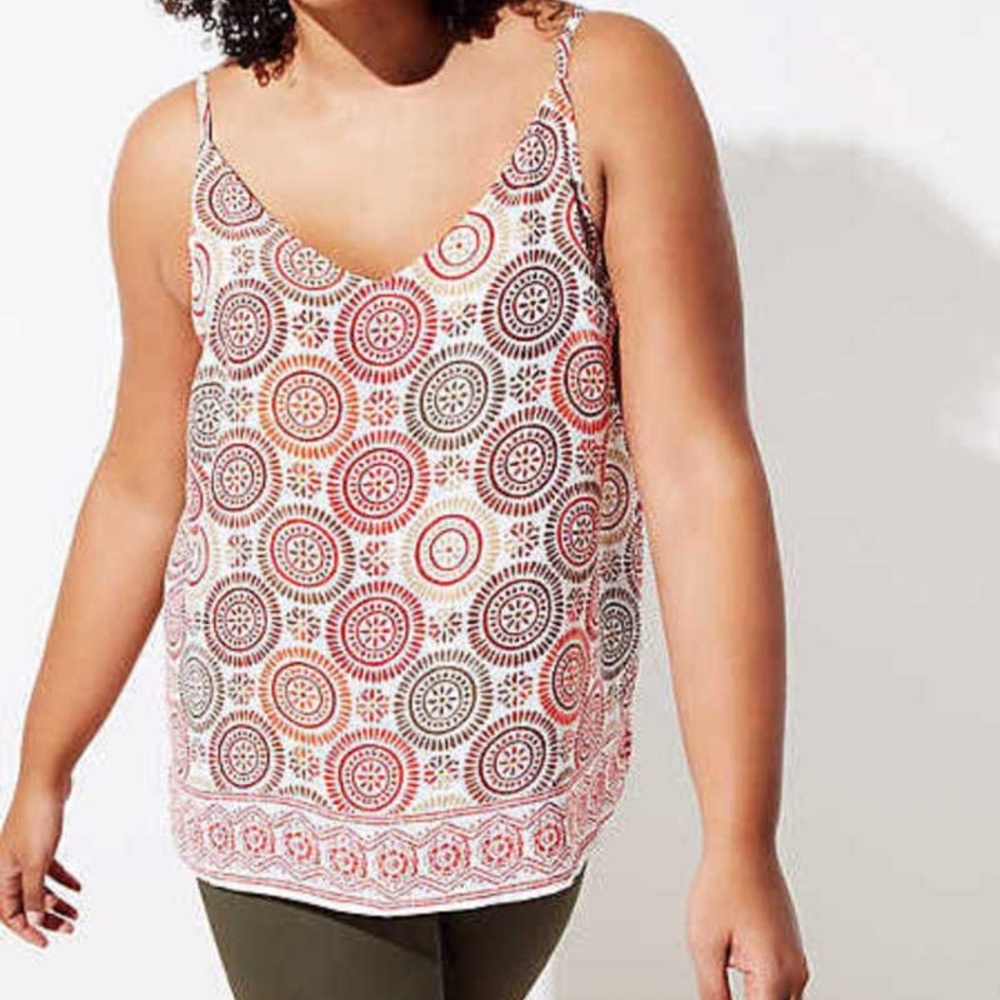 Medallion Print Bar Back Cami - Picture 4 of 9